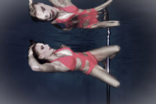 Unterwasser Pole Dance Shooting mit Fabienne